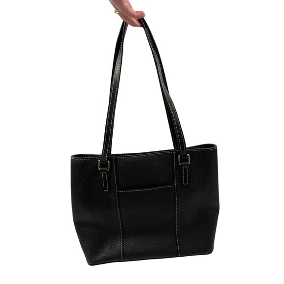 Dooney & Bourke Black Pebbled Leather Lexington Shoulder Tote Bag GS - Picture 2 of 7